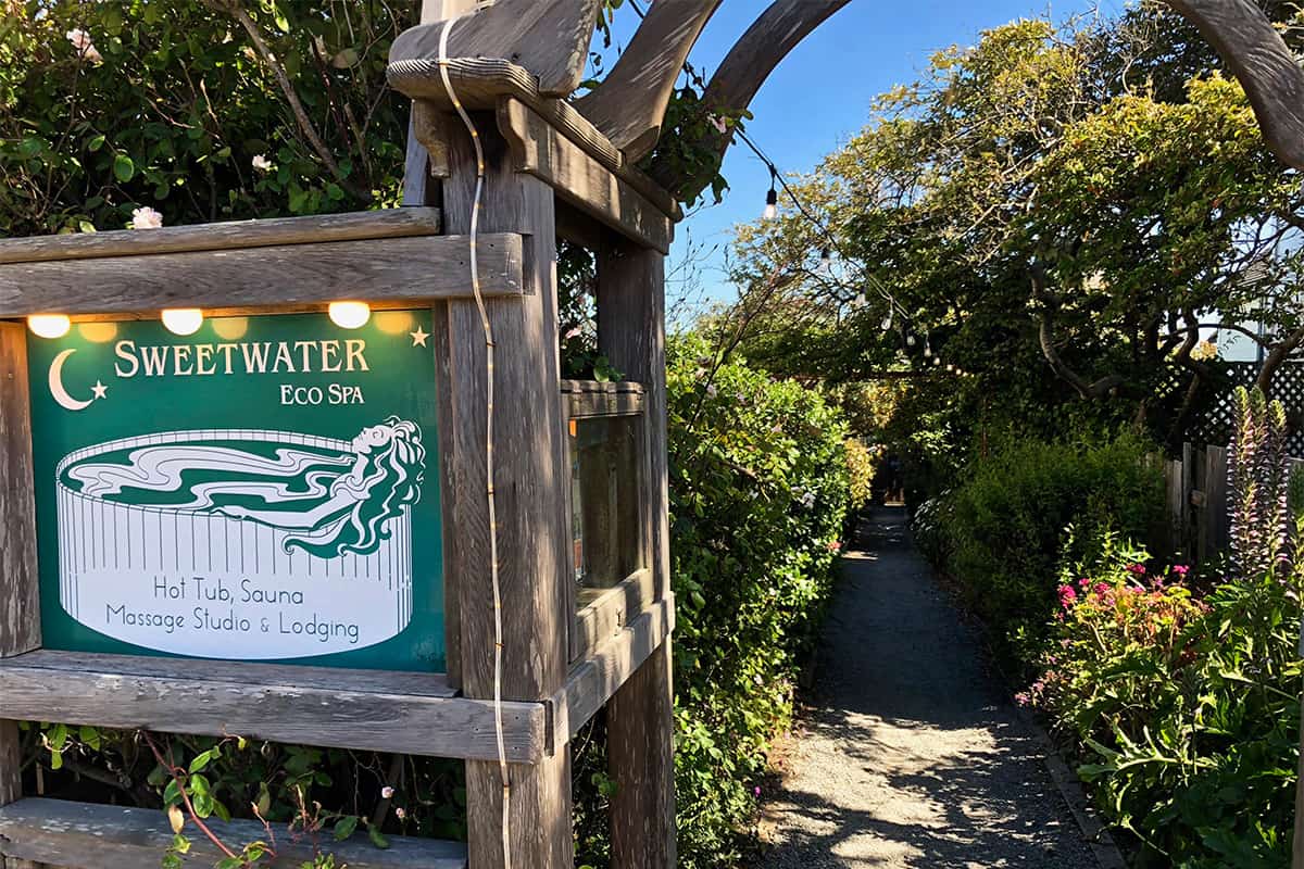 Front Entrance and Sign to Sweetwater Spa